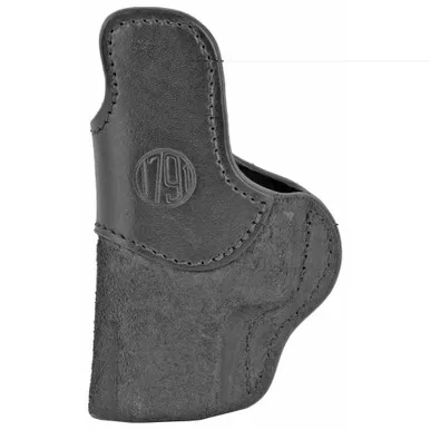 1791 Gunleather RCH Rigid Concealment Holster | IWB | Black Leather | Fits Glock 17/19/22/23/25/26/27/29/30/31/33 | S&W MP40/MP9/Shield | Sig Sauer P226/228/229/239 | Springfield XDE/XDS | Right Hand | Size 4 | RCH-4-BLK-R