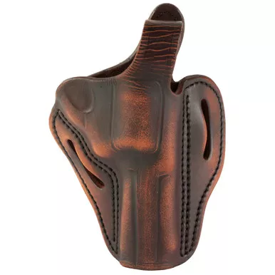 1791 Gunleather Revolver Thumbreak | Size 2 | OWB Belt Holster | Fits K-Frame Sized Revolvers | Vintage Leather | Right Hand | RVHX-2-VTG-R