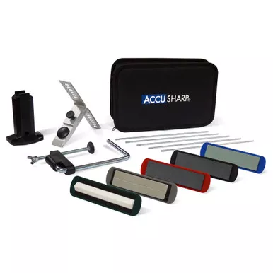 AccuSharp Knife Sharpener | 5 Stone Precision Sharpening Kit | 059C