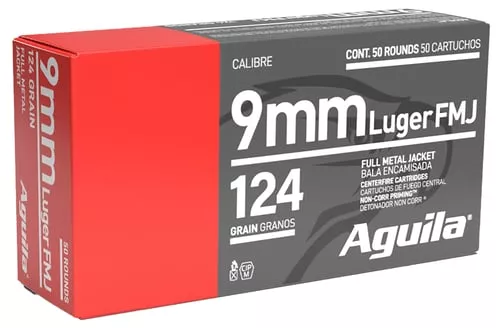 Aguila Handgun Ammuntion 9mm L