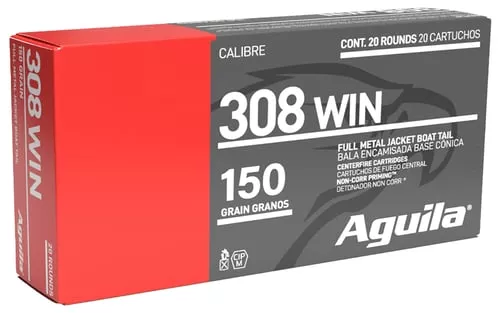 Aguila Rifle Ammunition .308 W