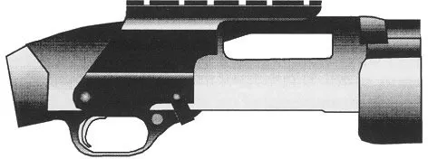 Aimtech ASM8 Black Scope Mount For Winchester 1300