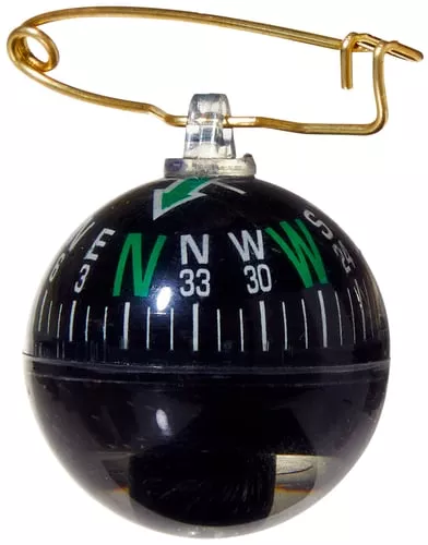 ALLEN COMPASS BLK PIN ON BALL