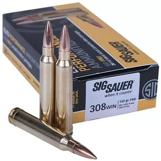 AMMO, 308 WIN, 150GR, ELITE BALL, FMJ, BOX/20 | Downriver Guns