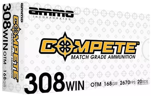 AMMO INC 308WIN 168G BTHP 20RD