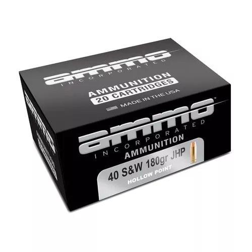 AMMO INC 40 S&W 180GR JHP 20RD