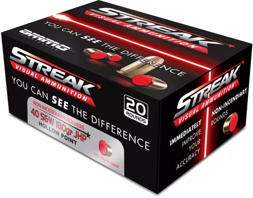 Ammo Inc 40180JHPSTRKRED Strea