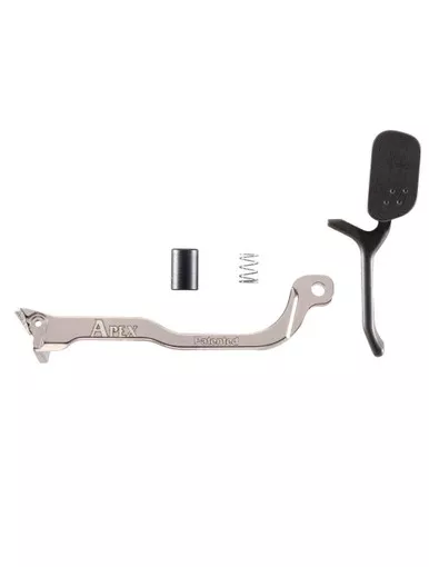 Apex Tactical Specialties Advanced Flat Trigger | Triggers | For P320 | Includes Forward Set Trigger Bar | Black | 112-031