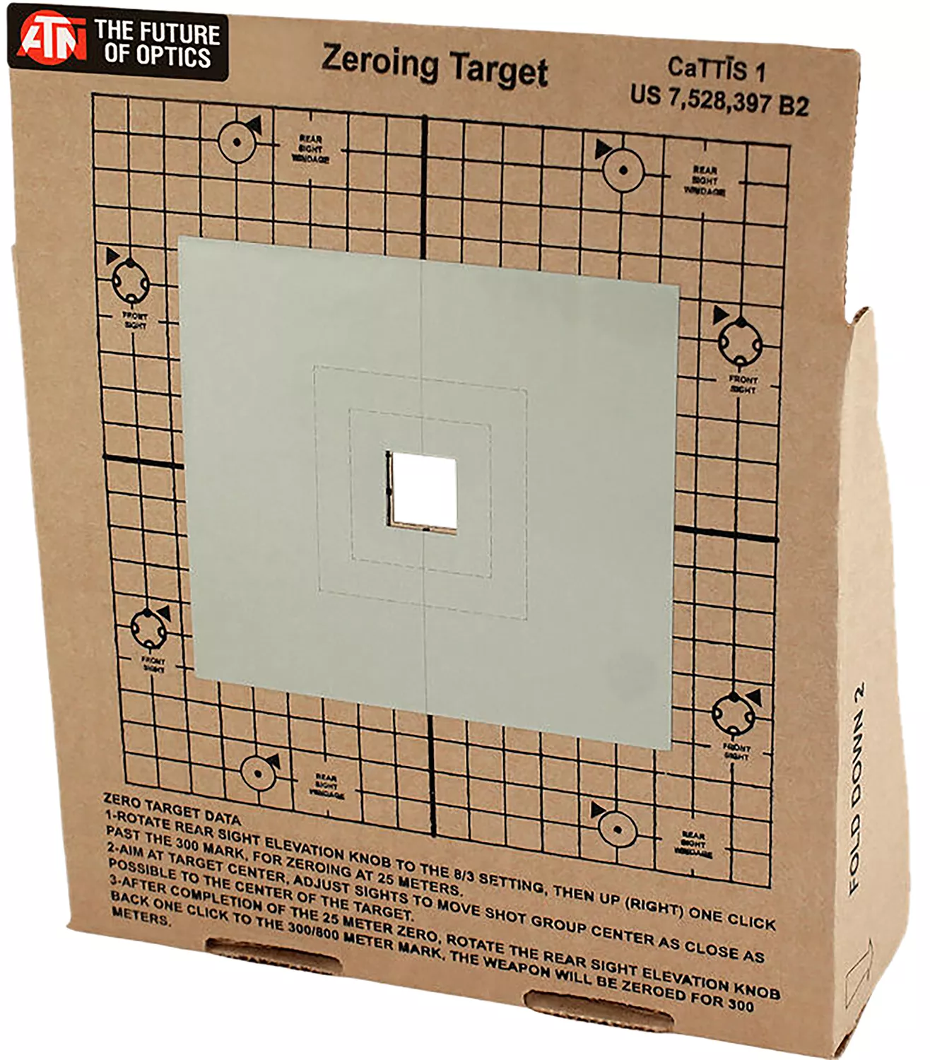 ATN ACMKIRTGPK Thermal TargetZeroing Target/ Cardboard 3 Targets