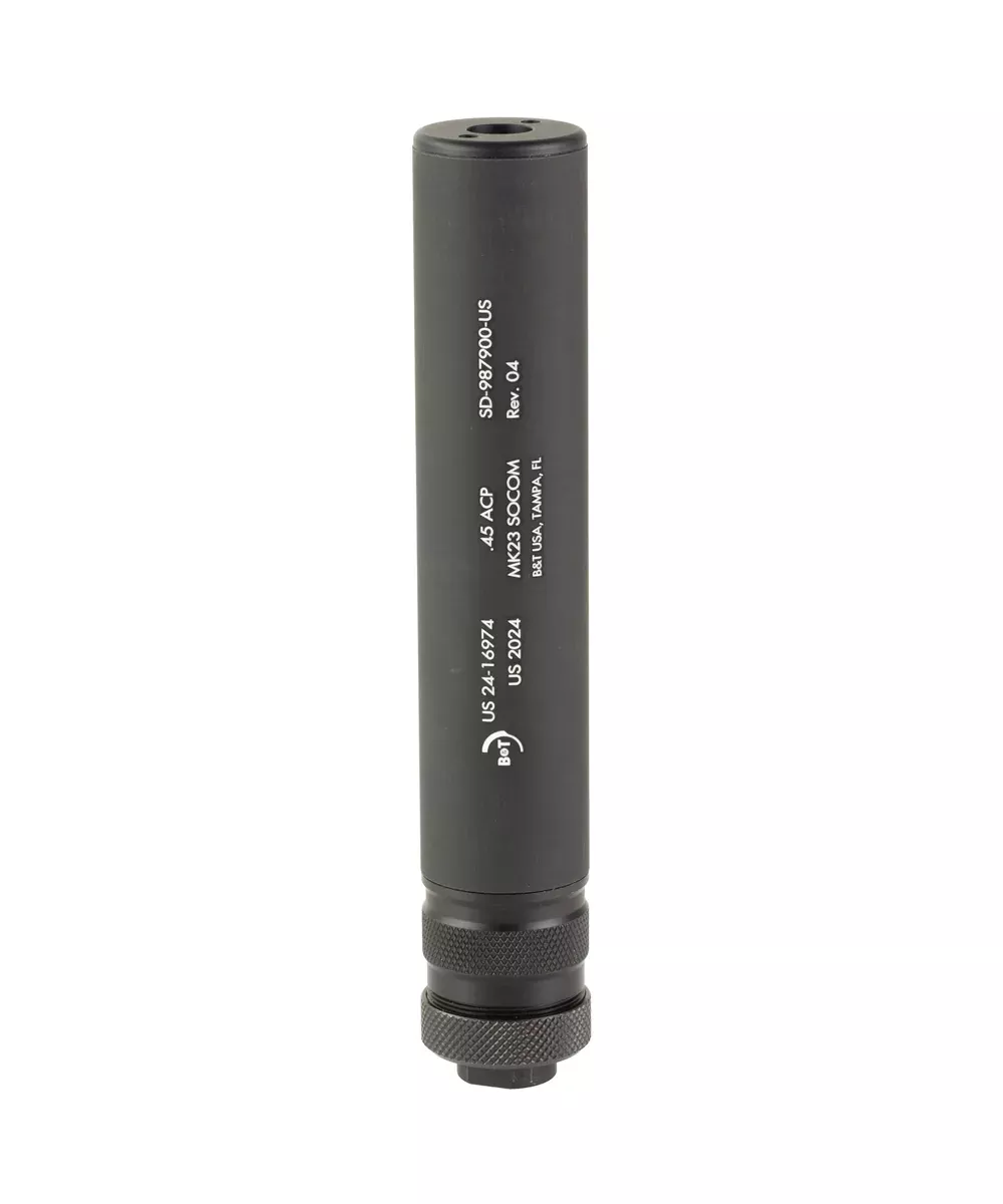 B&T MK23 SOCOM SUPPRESSOR 45ACP BLK