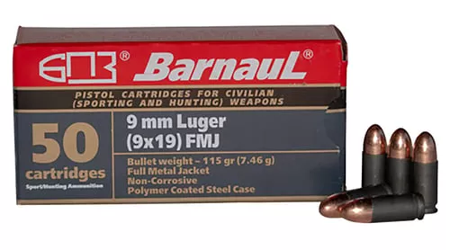 Barnaul Ammo BRN9MMLUGERZNFMJ1