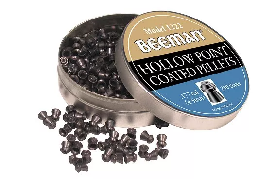 Beeman .177 Caliber Coated Hollow Point Pellets/250 Pack (1222)