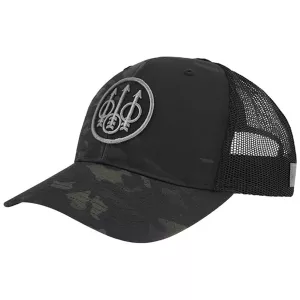 Beretta Mens Multicam Trucker Hat Black Multicam