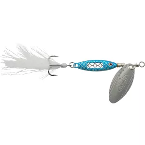 Berkley Dough Rider Minnow Inline Spinner 1/8oz Metallic Blue Silver