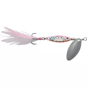 Berkley Dough Rider Minnow Inline Spinner 3/8oz Metallic Pink Silver