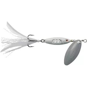 Berkley Dough Rider Minnow Inline Spinner 3/8oz White Flash Silver