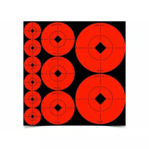 Birchwood Casey Target Spots Assorted Sizes Orange