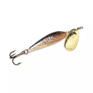 Blue Fox Vibrax Minnow Spin Inline Spinner Brown Trout/Gold