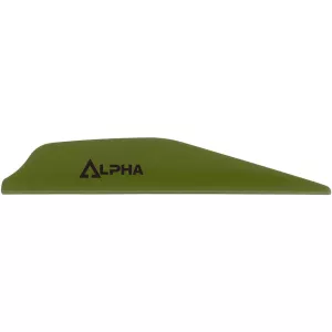 Bohning Alpha Vane Arrow Fletching 2.8" Olive Drab 12PK