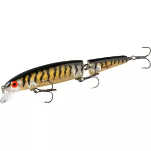 Bomber Jointed Long A Jerkbait Gold Prism Black Orange