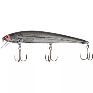 Bomber Long A Jerkbait 4.5" Chrome Black Back