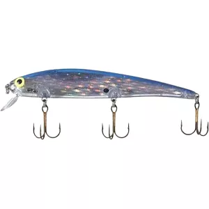 Bomber Long A Jerkbait 4.5" Silver Prism Blue Back