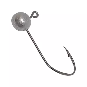 BoneHead Tackle Non-Collared 1/8oz Round Ball Jighead Lead