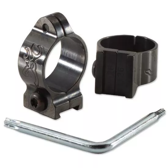 Browning Scope Rings - 1" Standard Height, Matte Finish (Per Pair)