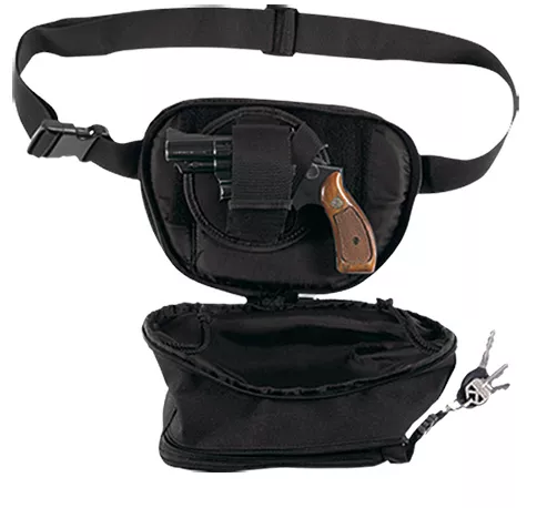 Bulldog BD860 Fanny PackMedium Black Nylon Ambidextrous