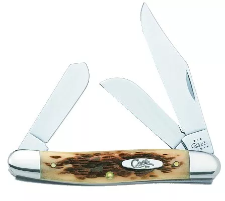 Case Large Stockman Folding Knife w/Bone Handle 128