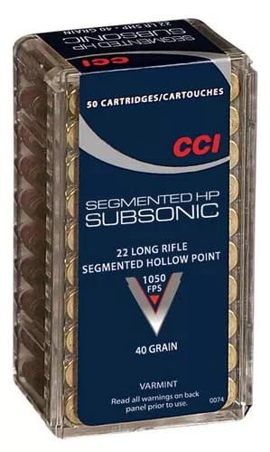 CCI 0074 Varmint22 LR 40 gr