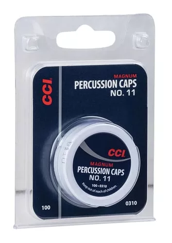 CCI #11 Magnum Percussion Caps for Muzzleloading - 1000/ct