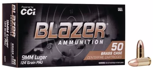 CCI Blazer Brass Pistol Ammo