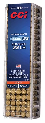 CCI Target SubSonic Blue Rimfi