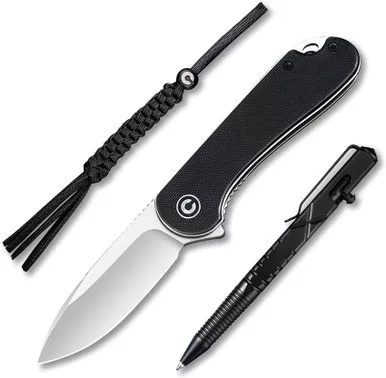 Civivi Elementum Gift Pack - Elementum Folding Knife, C-Quill Pen, Civivi Sphere Lanyard