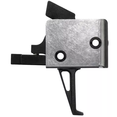 CMC Triggers Drop-In AR15/10 Single Stage Trigger - Flat Trigger, Black, 6.5lbs