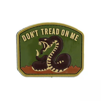 DDT Dont Tread On Me | Morale Patch | PVC Patch | Green | 50153