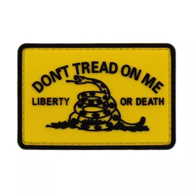 DDT Liberty Or Death Patch | Morale Patch | PVC Patch | Yellow | 50217