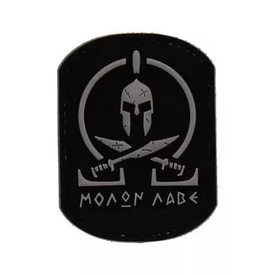 DDT Molon Labe | Morale Patch | PVC Patch | Black | 50133