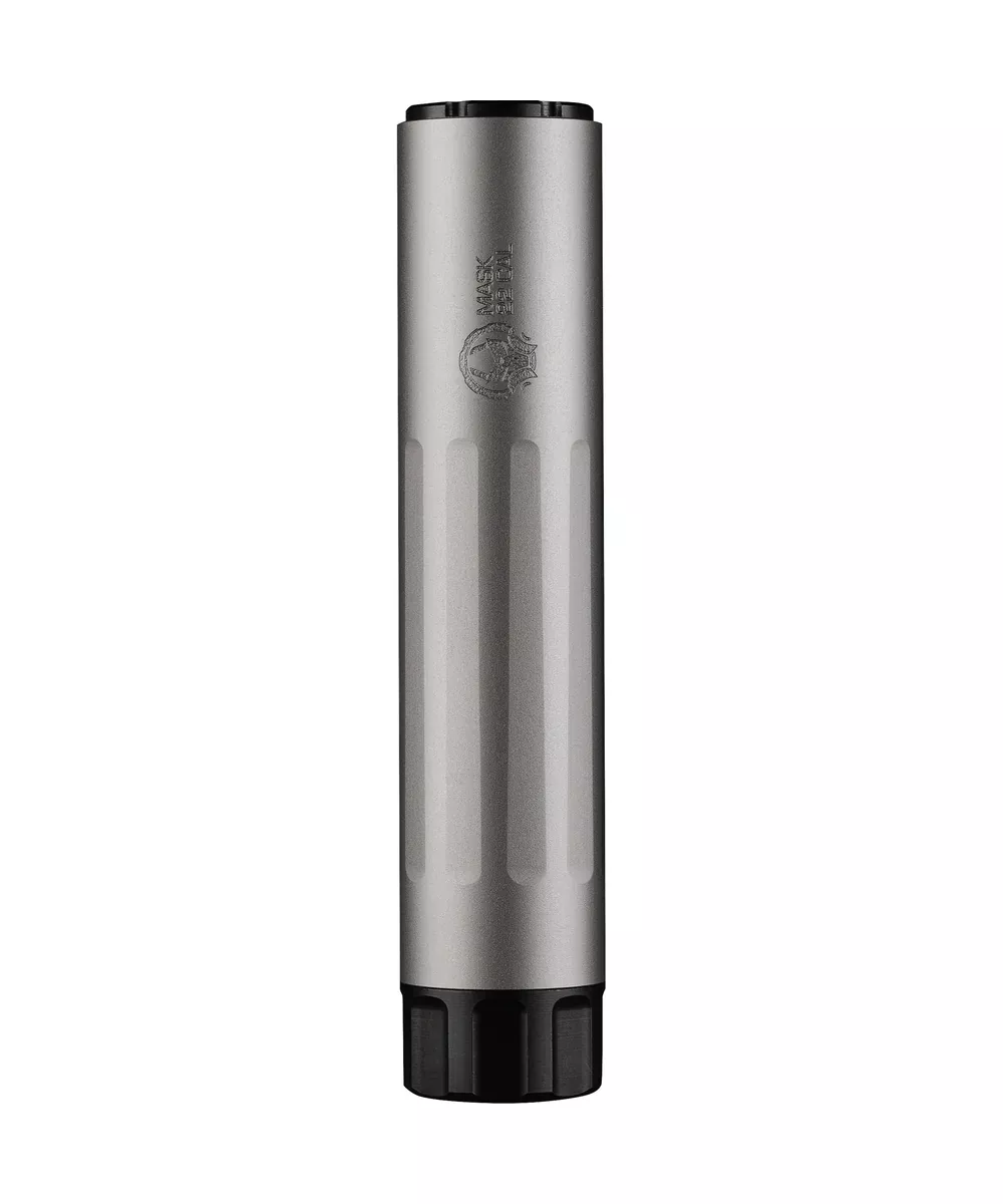 Dead Air Armament MASK HD SILVER .22LR Rimfire Suppressor