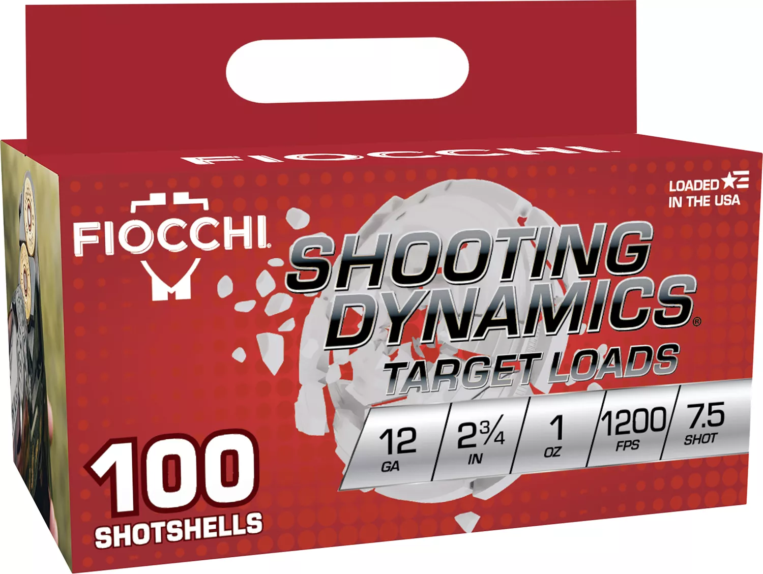 Fiocchi 12SDB17 Shooting Dynamics12Gauge 2.75" 1oz 7.5Shot 100 Per Box/2 Case