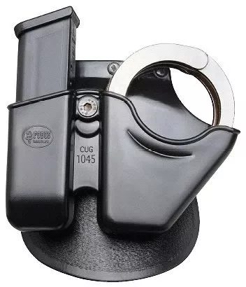 Fobus Handcuff/Magazine Case w/Adj Paddle CUG1045, For 10/45 double stack (Glock & Para)