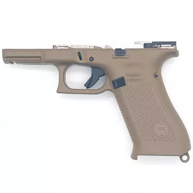 Glock OEM Glock 19X Complete Frame | Frames | 9mm | Includes 2 Additional Backstraps | FDE