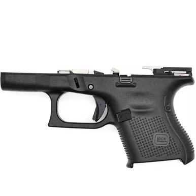 Glock OEM Glock 26 Gen 5 Complete Frame | Frames | Gen 5 | 9mm | Includes 2 Additional Backstraps | Black