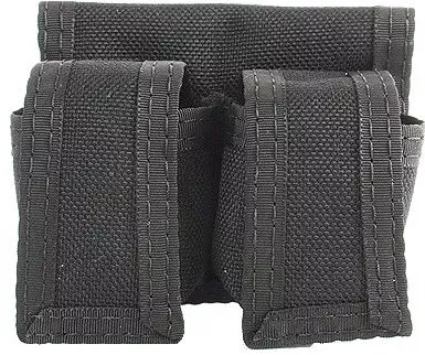 HKS Med Black Basket Weave Speedloader Pouch, Model 203MBB