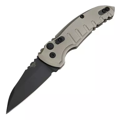 Hogue A01-MicroSwitch Automatic Folder - FDE Handle - 2.75" Blade - CPM-154