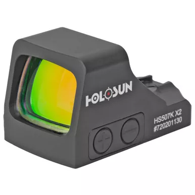 Holosun Technologies | HS507K X2 Red Dot Sight | 32 MOA Ring | 2 MOA Dot | Black | HS507K-X2