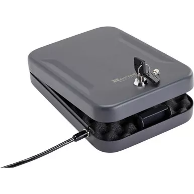 Hornady X-Large Lock Box - Black Finish, With Lock, Key, & Cable