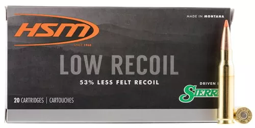 HSM LOW RECOIL 308 WIN 150GR S