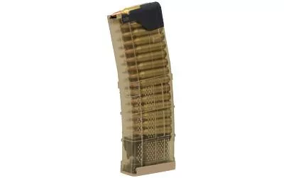 Lancer L5awm 223rem 30rd Translucent Dark Earth Mag